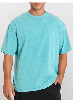 Sinsay - Koszulka - niebieski ze sklepu Sinsay w kategorii T-shirty męskie - zdjęcie 184905024