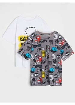 Sinsay - Koszulki 2 pack The Simpsons - wielobarwny ze sklepu Sinsay w kategorii T-shirty chłopięce - zdjęcie 184905300
