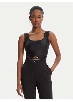 Just Cavalli Top Crop Element 79PAM2A6 Czarny Slim Fit ze sklepu MODIVO w kategorii Bluzki damskie - zdjęcie 184906020