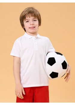 Sinsay - Koszulka polo w stylu basic - biały - id: 055CH-00X - marki Sinsay - 184915020 Sinsay - Koszulka polo w stylu basic - biały ze sklepu Sinsay w kategorii T-shirty chłopięce - zdjęcie 184915020