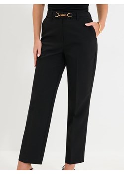 Sinsay - Eleganckie spodnie w kant - czarny ze sklepu Sinsay w kategorii Spodnie damskie - zdjęcie 184915053