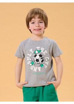 Sinsay - Koszulka z domieszką wiskozy - szary ze sklepu Sinsay w kategorii T-shirty chłopięce - zdjęcie 184915140