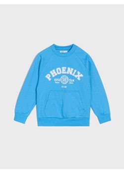 Sinsay - Dresowa bluza z kieszenią - niebieski ze sklepu Sinsay w kategorii Bluzy chłopięce - zdjęcie 184915202