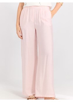 Sinsay - Spodnie wide leg z zakładkami - różowy - id: 329EM-03X - marki Sinsay - 184915234 Sinsay - Spodnie wide leg z zakładkami - różowy ze sklepu Sinsay w kategorii Spodnie damskie - zdjęcie 184915234