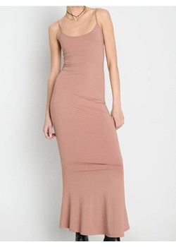 Sinsay - Dopasowana sukienka maxi - beżowy - id: 399CH-80J - marki Sinsay - 184915283 Sinsay - Dopasowana sukienka maxi - beżowy ze sklepu Sinsay w kategorii Sukienki - zdjęcie 184915283