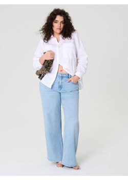 Sinsay - Jeansy wide leg high waist - niebieski ze sklepu Sinsay w kategorii Jeansy damskie - zdjęcie 184915391