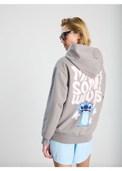 Sinsay - Bluza z kapturem Stitch - szary ze sklepu Sinsay w kategorii Bluzy damskie - zdjęcie 184915572