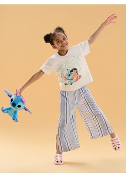Sinsay - Koszulka Stitch - kremowy ze sklepu Sinsay w kategorii Bluzki dziewczęce - zdjęcie 184915671