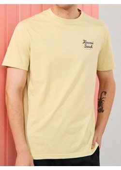 Sinsay - Koszulka z ozdobnym drobnym napisem - zielony ze sklepu Sinsay w kategorii T-shirty męskie - zdjęcie 184915953