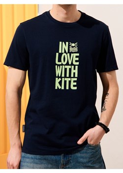 Sinsay - Koszulka z napisem - granatowy ze sklepu Sinsay w kategorii T-shirty męskie - zdjęcie 184915970