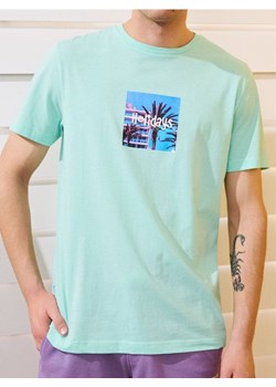 Sinsay - Koszulka z nadrukiem - niebieski ze sklepu Sinsay w kategorii T-shirty męskie - zdjęcie 184916004