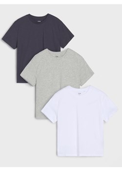 Sinsay - Koszulki basic 3 pack - wielobarwny ze sklepu Sinsay w kategorii T-shirty chłopięce - zdjęcie 184916023