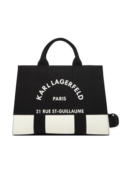 Torebka KARL LAGERFELD A3W50025 Czarny ze sklepu eobuwie.pl w kategorii Torby Shopper bag - zdjęcie 184916521