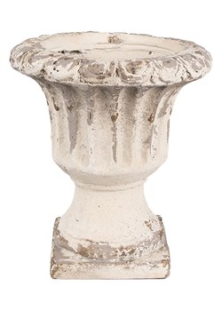 Clayre &amp; Eef Doniczka w kolorze beżowym - wys. 20 x Ø 18 cm ze sklepu Limango Polska w kategorii Doniczki i osłonki - zdjęcie 184917500