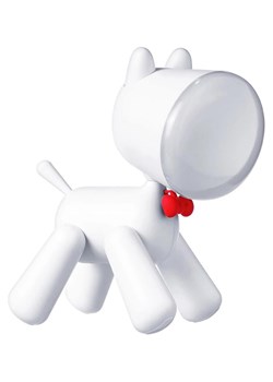 Designnest Lampa stołowa LED &quot;Puppy&quot; w kolorze białym - 17 x 21 x 9 cm ze sklepu Limango Polska w kategorii Oświetlenie - zdjęcie 184917552