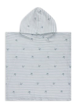 Swim Essentials Ponczo &quot;Oh Crab&quot; w kolorze błękitnym - 55 x 50 cm ze sklepu Limango Polska w kategorii Ręczniki dla dzieci - zdjęcie 184917922