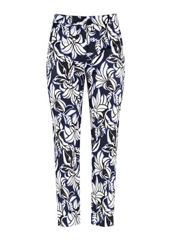 Gerry Weber Spodnie w kolorze biało-czarno-niebieskim ze sklepu Limango Polska w kategorii Spodnie damskie - zdjęcie 184918620