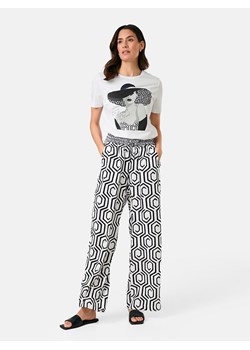 Gerry Weber Spodnie w kolorze biało-czarnym ze sklepu Limango Polska w kategorii Spodnie damskie - zdjęcie 184918622