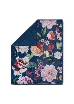 Descanso Pled &quot;Fiori&quot; w kolorze granatowym ze wzorem ze sklepu Limango Polska w kategorii Tekstylia - zdjęcie 184918974