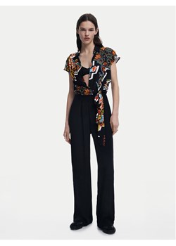 Desigual Kombinezon Paisley 25SWPW20 Czarny Regular Fit ze sklepu MODIVO w kategorii Kombinezony damskie - zdjęcie 184920241