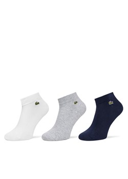 Lacoste Zestaw 3 par niskich skarpet unisex RA2917 Kolorowy ze sklepu MODIVO w kategorii Skarpetki damskie - zdjęcie 184920963