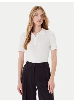 Calvin Klein Sweter LV044C341G Biały Regular Fit ze sklepu MODIVO w kategorii Swetry damskie - zdjęcie 184920972