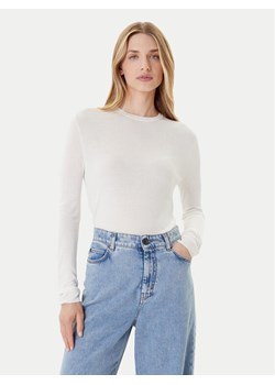 Calvin Klein Sweter LV044C339G Écru Regular Fit ze sklepu MODIVO w kategorii Swetry damskie - zdjęcie 184920990