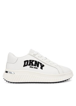 DKNY Sneakersy Leon K1533693 Biały ze sklepu MODIVO w kategorii Buty sportowe damskie - zdjęcie 184920991