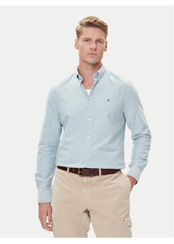 Tommy Hilfiger Koszula Solid Heritage MW0MW35774 Zielony Regular Fit ze sklepu MODIVO w kategorii Koszule męskie - zdjęcie 184921004