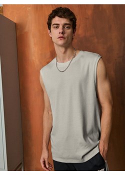 Sinsay - Koszulka bez rękawów - szary ze sklepu Sinsay w kategorii T-shirty męskie - zdjęcie 184923782