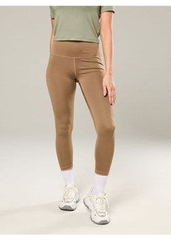 Sinsay - Legginsy sportowe z wysokim stanem - brązowy ze sklepu Sinsay w kategorii Spodnie damskie - zdjęcie 184923793