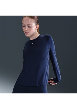 Damska koszulka z długim rękawem Dri-FITNike One Classic - Niebieski ze sklepu Nike poland w kategorii Bluzki damskie - zdjęcie 184925243