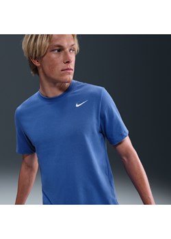 Męski T-shirt do fitnessu Nike Dri-FIT - Niebieski ze sklepu Nike poland w kategorii T-shirty męskie - zdjęcie 184925253