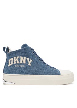 Trampki DKNY Yaser K3566923 Granatowy ze sklepu eobuwie.pl w kategorii Trampki damskie - zdjęcie 184927762