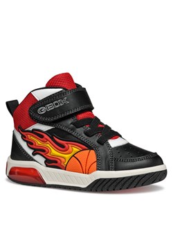 Geox Sneakersy J Inek J569CC 05411 C0048 M Czarny ze sklepu MODIVO w kategorii Buty sportowe dziecięce - zdjęcie 184928072