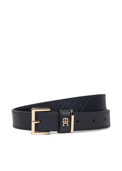 Tommy Hilfiger Pasek Damski Th Square 2.5 Mono Go AW0AW17974 Granatowy ze sklepu MODIVO w kategorii Paski damskie - zdjęcie 184928093
