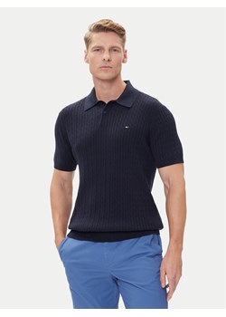 Tommy Hilfiger Polo MW0MW40701 Granatowy Regular Fit ze sklepu MODIVO w kategorii T-shirty męskie - zdjęcie 184928153