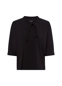 Marc Cain Bluzka damska Kobiety Sztuczne włókno czarny jednolity ze sklepu vangraaf w kategorii Bluzki damskie - zdjęcie 184928964