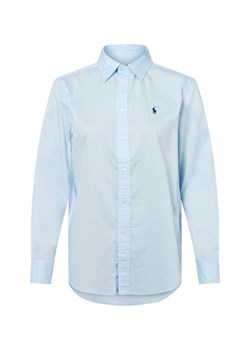 Polo Ralph Lauren Damska bluzka koszulowa Kobiety Bawełna jasnoniebieski jednolity ze sklepu vangraaf w kategorii Koszule damskie - zdjęcie 184928990