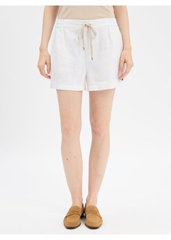 Polo Ralph Lauren Lniane szorty Kobiety len biały jednolity ze sklepu vangraaf w kategorii Szorty - zdjęcie 184929041
