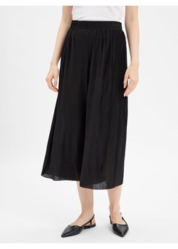 soyaconcept® Damskie spodnie letnie - Kirit Kobiety czarny jednolity ze sklepu vangraaf w kategorii Spodnie damskie - zdjęcie 184929042