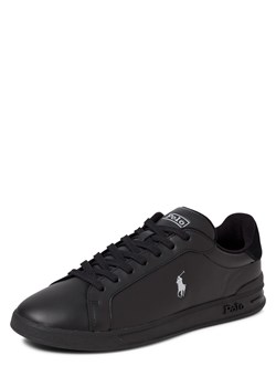 Polo Ralph Lauren Męskie buty sportowe Mężczyźni skóra czarny jednolity ze sklepu vangraaf w kategorii Trampki męskie - zdjęcie 184929044