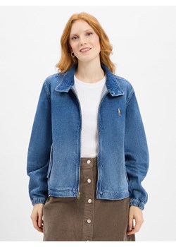Polo Ralph Lauren Damska kurtka dżinsowa Kobiety Jeansy medium stone jednolity ze sklepu vangraaf w kategorii Kurtki damskie - zdjęcie 184929062