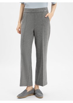 Cambio Damskie spodnie z zawartością wełny - Cameron Kobiety szary marmurkowy ze sklepu vangraaf w kategorii Spodnie damskie - zdjęcie 184929081