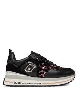 Liu Jo Sneakersy Maxi Wonder 01 BF5009 PX682 Czarny ze sklepu MODIVO w kategorii Buty sportowe damskie - zdjęcie 184929294