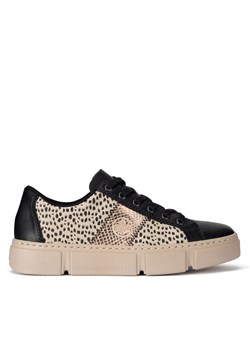 Sneakersy Rieker N5910-62 Beżowy ze sklepu eobuwie.pl w kategorii Buty sportowe damskie - zdjęcie 184930492
