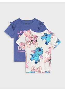 Sinsay - Koszulki 2 pack Stitch - mid blue ze sklepu Sinsay w kategorii T-shirty chłopięce - zdjęcie 184934220