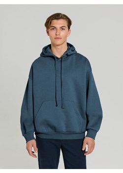Sinsay - Bluza hoodie comfort fit - niebieski ze sklepu Sinsay w kategorii Bluzy męskie - zdjęcie 184934330
