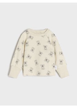 Sinsay - Ocieplana bluza z odwijanymi mankietami - kremowy - id: 3226J-01X - marki Sinsay - 184934370 Sinsay - Ocieplana bluza z odwijanymi mankietami - kremowy ze sklepu Sinsay w kategorii Odzież dla niemowląt - zdjęcie 184934370