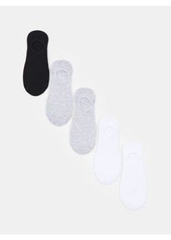 Sinsay - Skarpetki z gumką 5pack - szary - id: 334FI-09M - marki Sinsay - 184934373 Sinsay - Skarpetki z gumką 5pack - szary ze sklepu Sinsay w kategorii Skarpetki damskie - zdjęcie 184934373